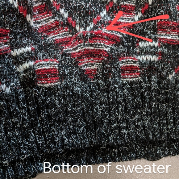 New Era vintage grandpa sweater size large - Picture 8 of 9